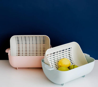 Vegetable and Fruit Washing cum Storage Basket
