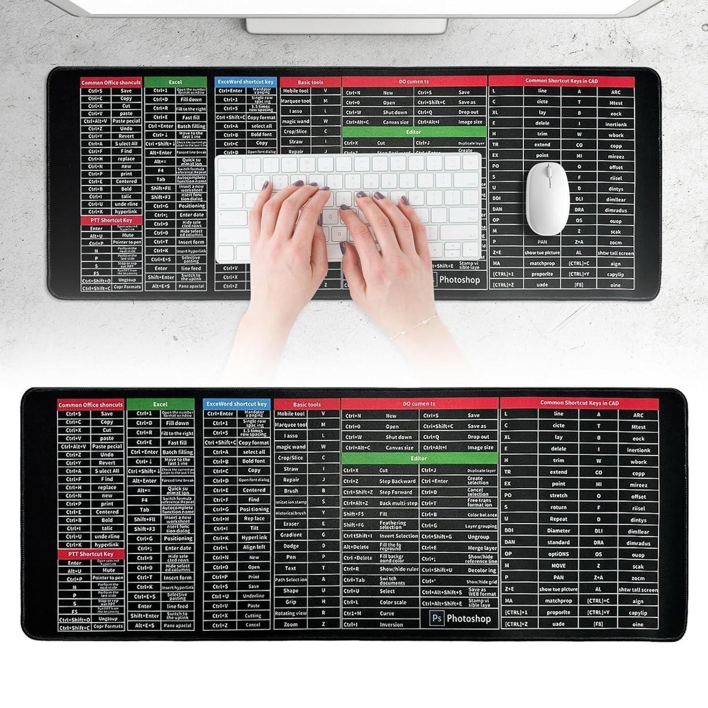 Extended Gaming Laptop Mouse Pad