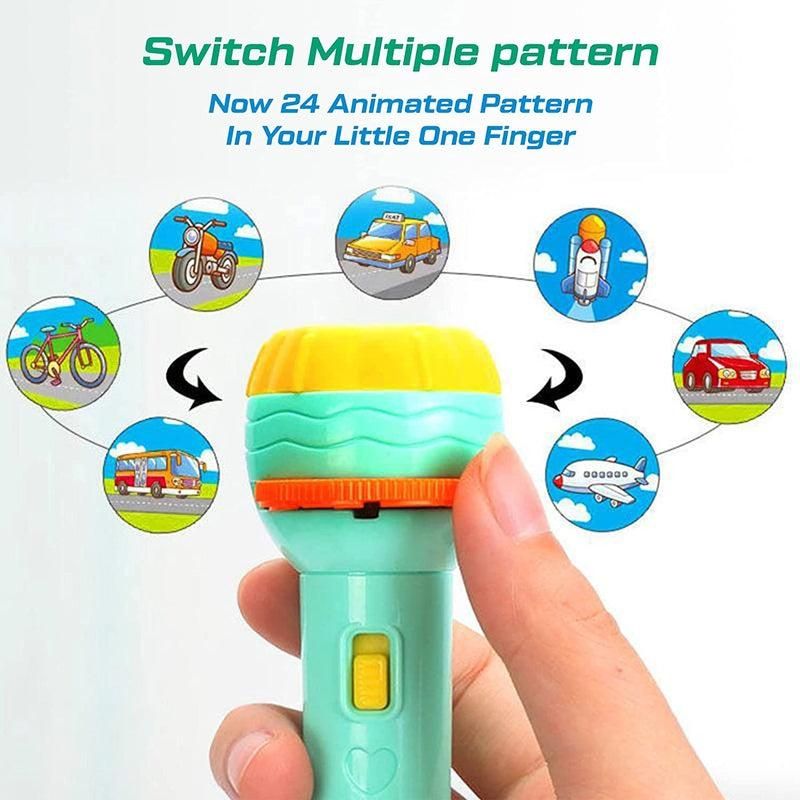 Slide Flashlight Torch Educational Toy