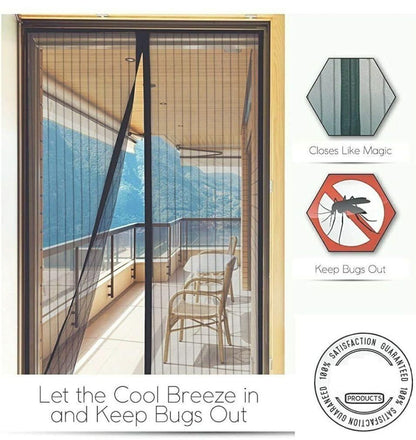 Magnetic Anti-Mosquito Door Curtain Mesh