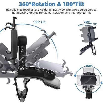 Car Cradle Mobile Phone Holder with 360 Degree Rotation