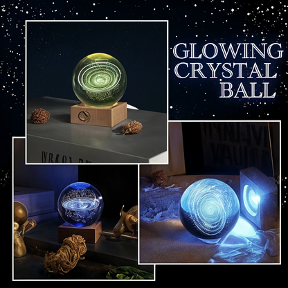 CrystalGlow: Assorted 3D Crystal Lamp Ball